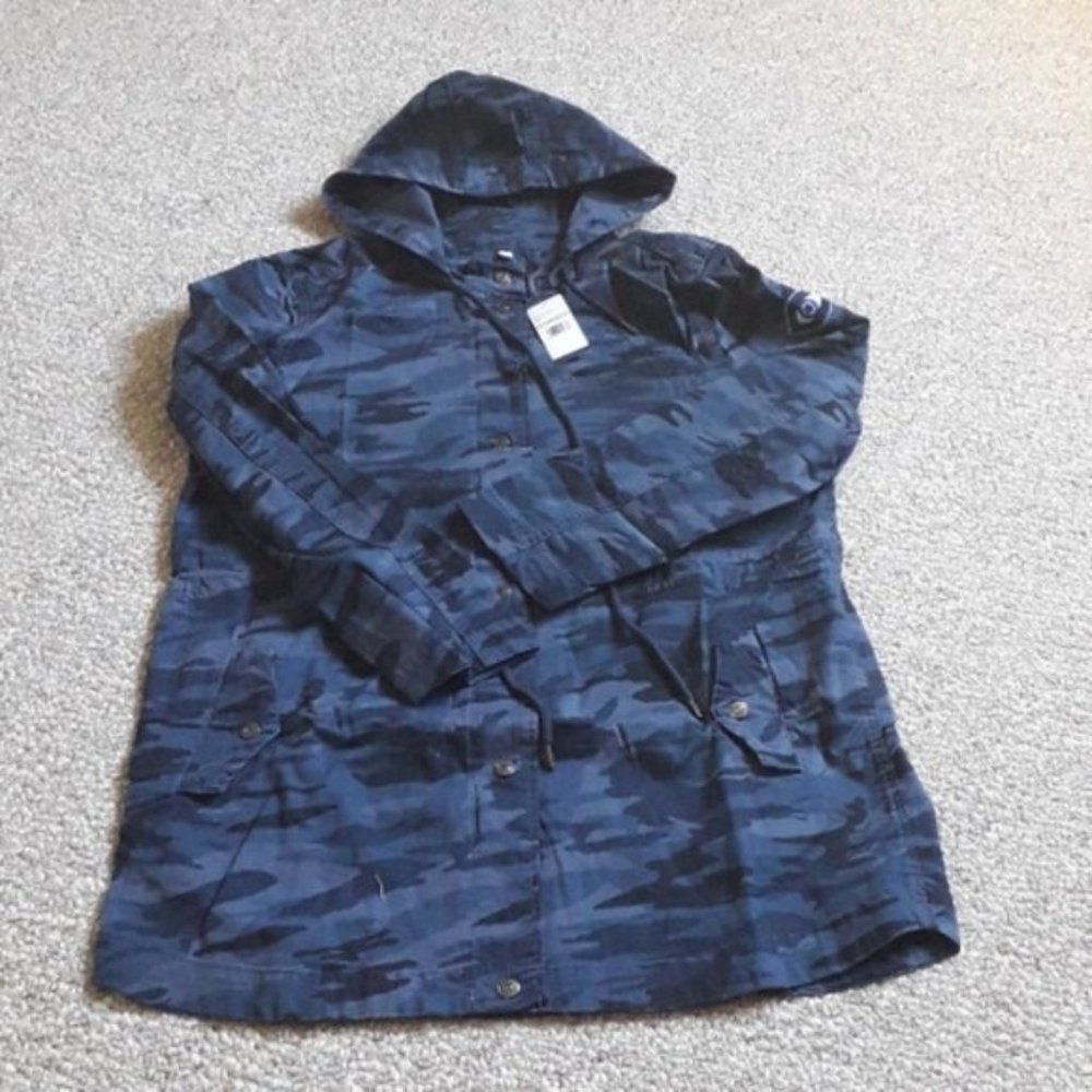 New Eye Patch Hooded Utility Jacket - image 5